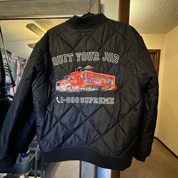 Supreme Other - Supreme Black Quilted Work Jacket